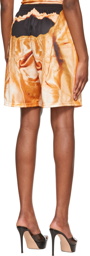 Sia Arnika Orange Polyester Shorts