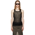 Rick Owens Black Tower Pony Tank Top