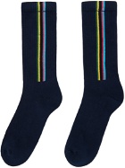 PS by Paul Smith Three-Pack Multicolor Striped Socks