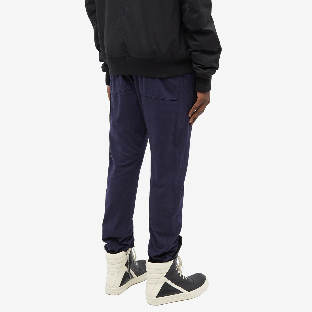 Rick Owens DRKSHDW Men's Berlin Drawstring Pant in Indigo Rick