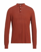 Eleventy Mens Polo shirt Brick