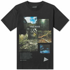 And Wander Men's Naoki Ishikawa The Void T-Shirt in Black