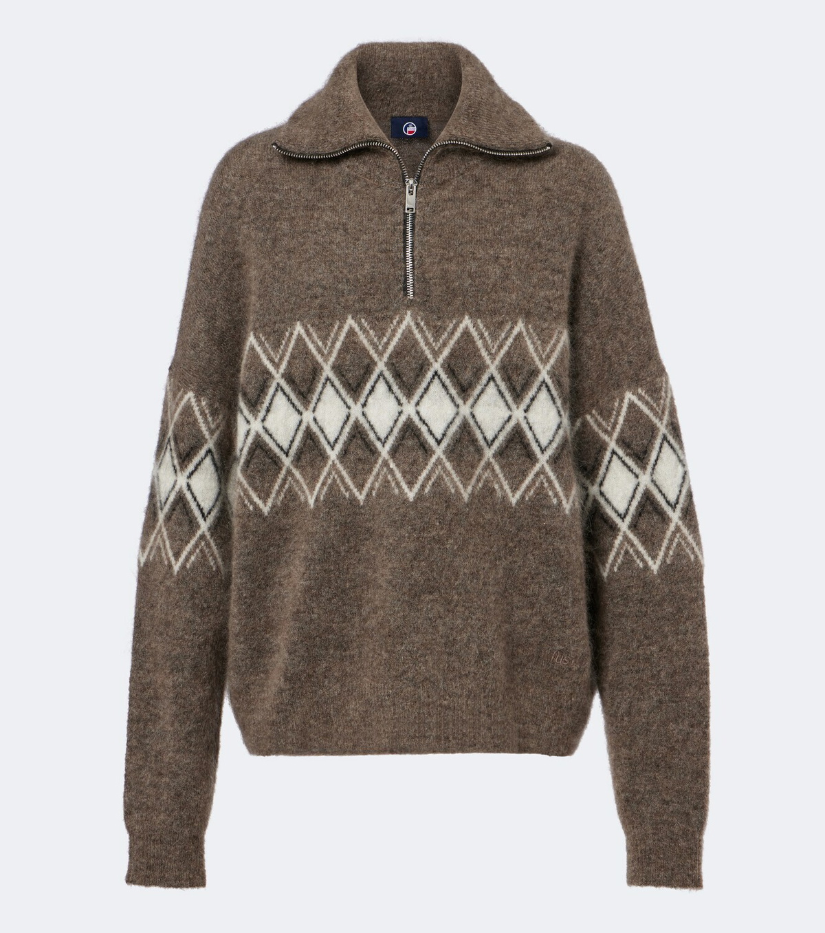 Fusalp Mireva mohair-blend half-zip sweater