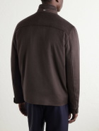 Herno - Padded Brushed Cashmere-Felt Blouson Jacket - Brown