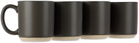 Lineage Ceramics Black Big Mug, 4 pcs