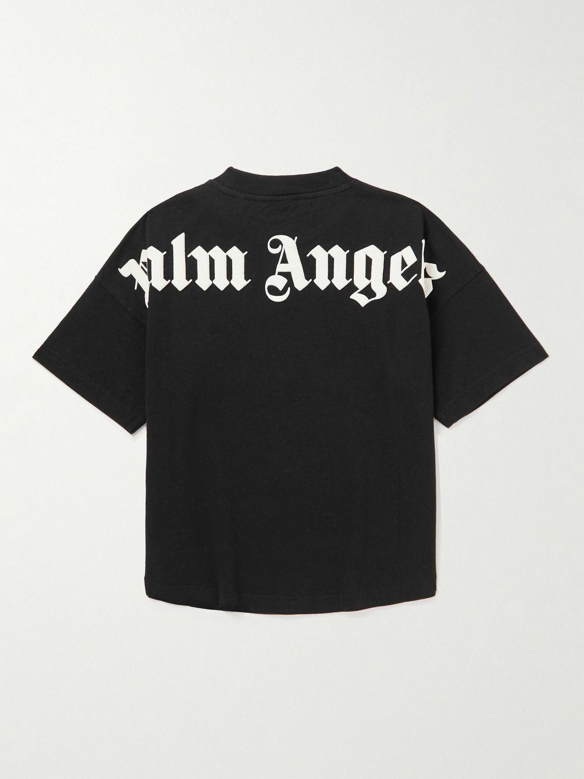 Palm Angels Kids - Logo-Print Cotton-Jersey T-Shirt - Black