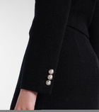 Alessandra Rich Wool-blend twill bouclé jacket