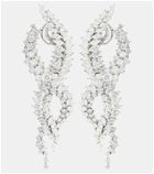 Yeprem Y-Conic 18kt white gold drop earrings with diamonds