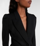 McQueen Single-breasted wool jacket