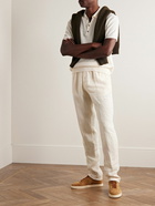 Boglioli - Straight-Leg Linen Trousers - Neutrals