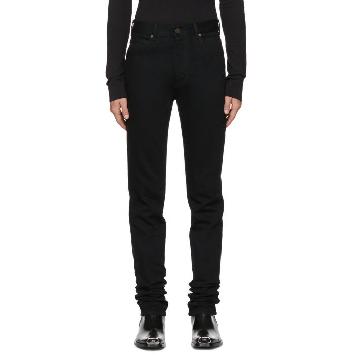 Photo: Calvin Klein 205W39NYC Black High-Rise Straight Jeans