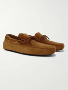 Tod's - Gommino Suede Driving Shoes - Brown