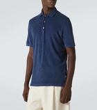 Fedeli Cotton terry polo shirt