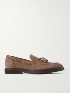 Mr P. - Tasselled Suede Loafers - Brown