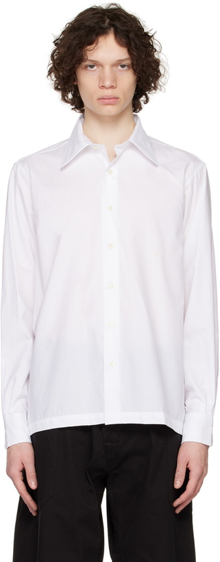 Photo: Factor's White Sea Island Long Sleeve Shirt