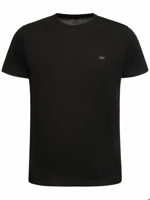 Photo: DIESEL - Pack Of 3 Cotton Jersey T-shirts