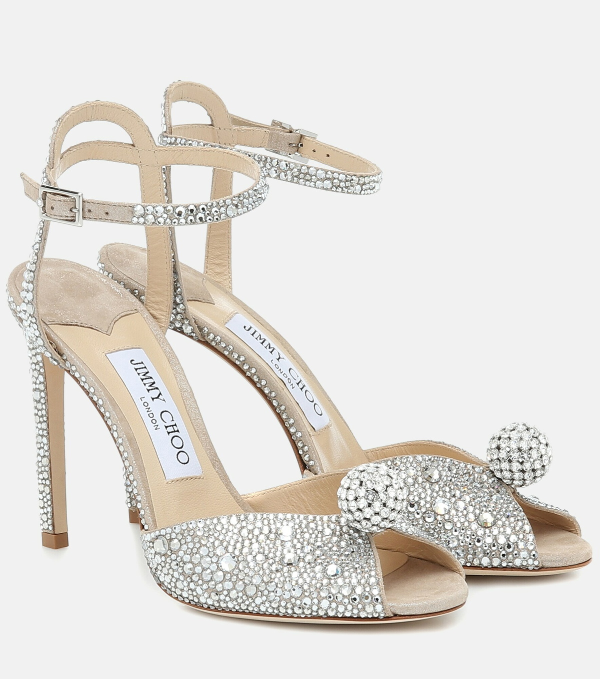 Jimmy Choo Sacora 100 embellished sandals Jimmy Choo