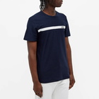 A.P.C. Men's Yukata Band Logo T-Shirt in Dark Navy