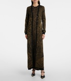 Etro Paisley wool-blend lamé cardigan