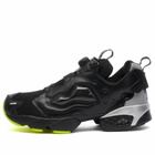 Reebok x ARIES Instapump Fury 94 Sneakers in Black/Grey/Lime