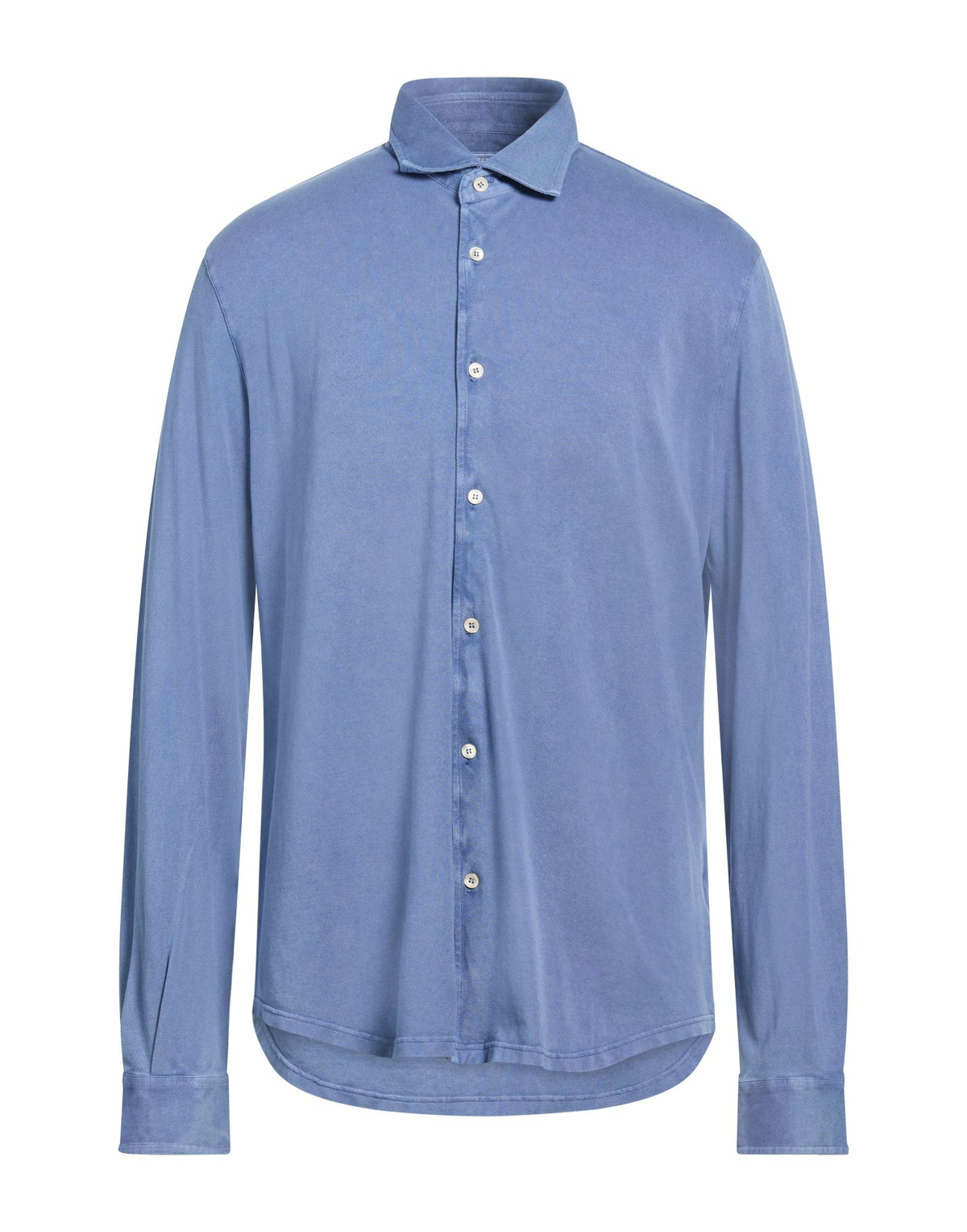 Fedeli Mens Shirt Slate in Blue