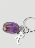 Small Stone Earring in Purple