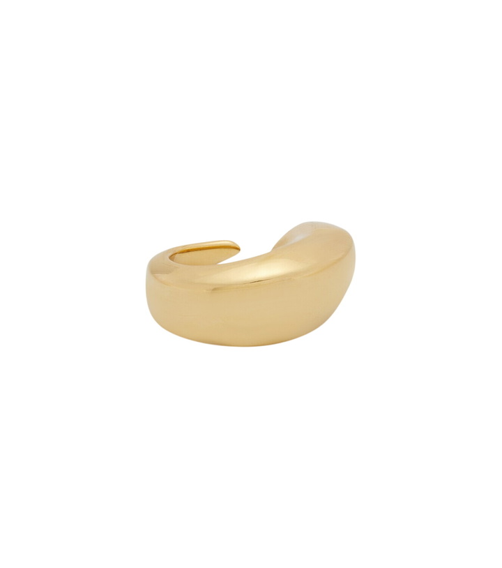 Photo: Bottega Veneta Prisma gold-plated sterling silver ring