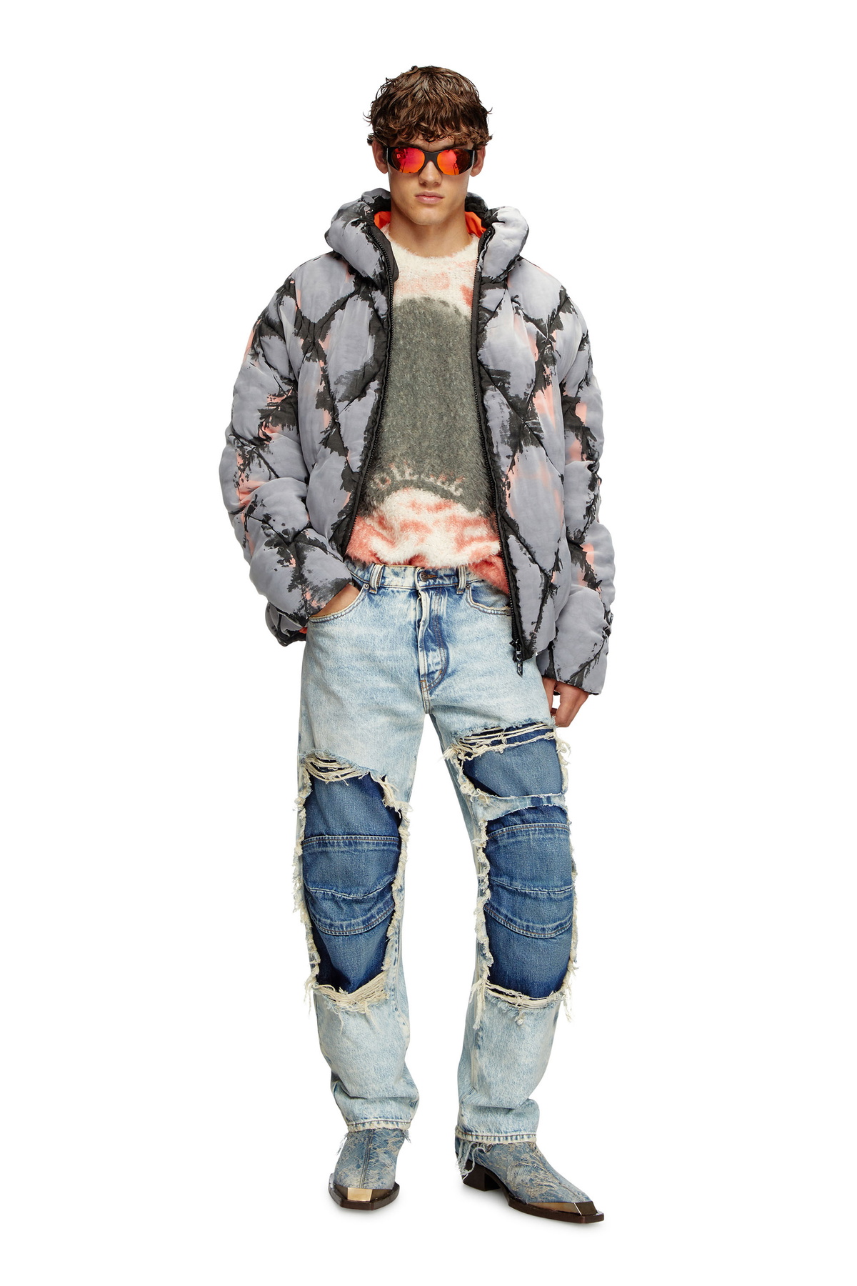 Diesel Relaxed Jeans - D-Fire - Jeans - Unisex - Blue Diesel