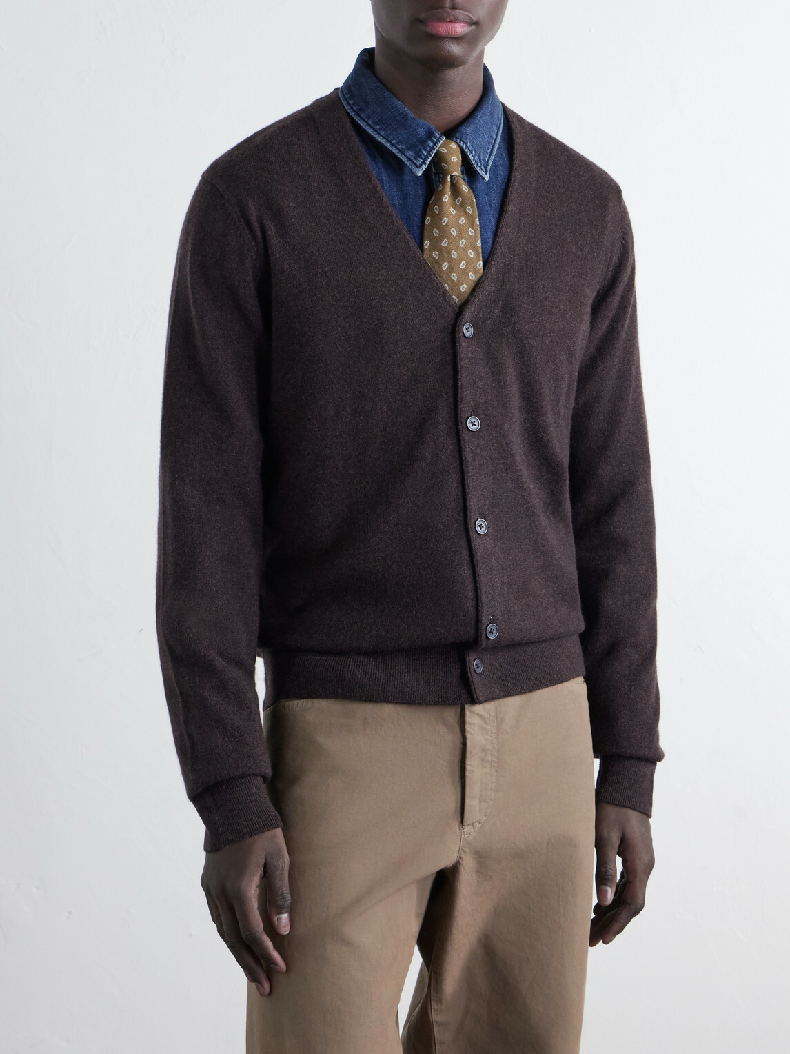 Rag & Bone - Vernon Cashmere Cardigan - Brown