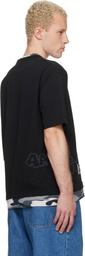 AAPE by A Bathing Ape Black 'AAPEUNVS' Graphic T-shirt
