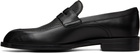 BOSS Black Leather Loafers