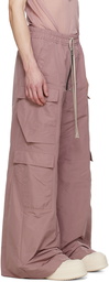 Rick Owens Pink Cargobelas Cargo Pants