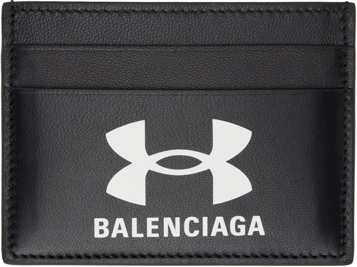 Photo: Balenciaga Black Under Armour Edition Lambskin Card Holder
