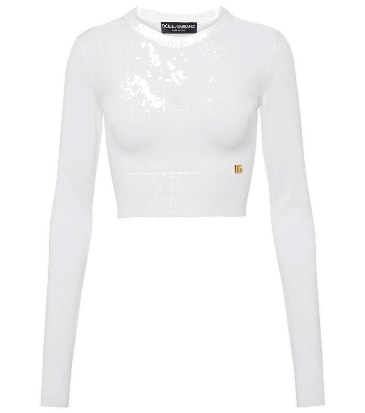 Photo: Dolce&Gabbana Silk-blend sweater