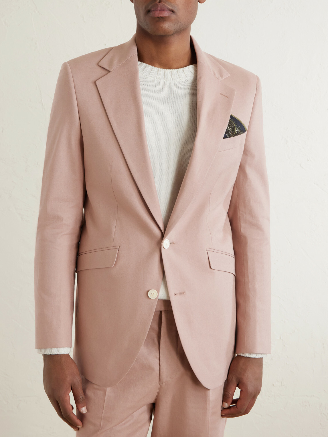 Favourbrook - Cooper Linen-Blend Suit Jacket - Pink