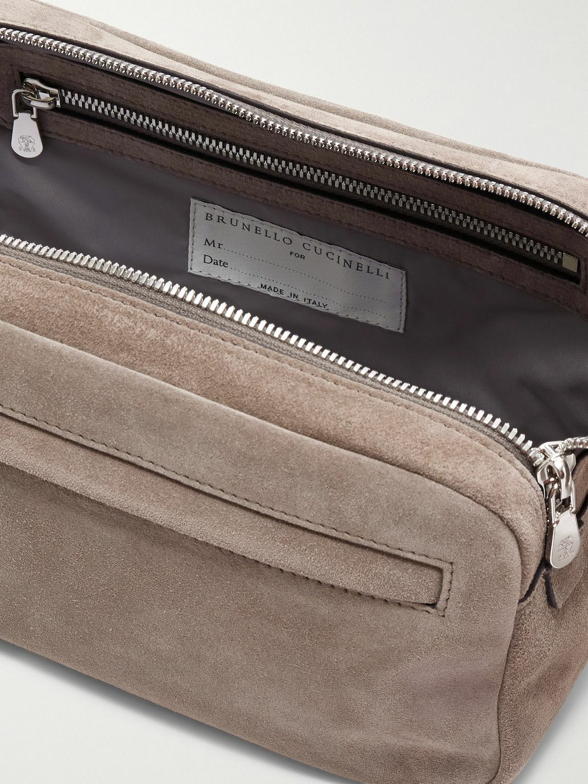 Brunello Cucinelli - Suede Wash Bag