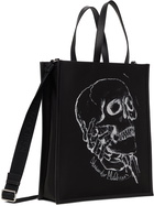 Alexander McQueen Black Skull Edge Tote