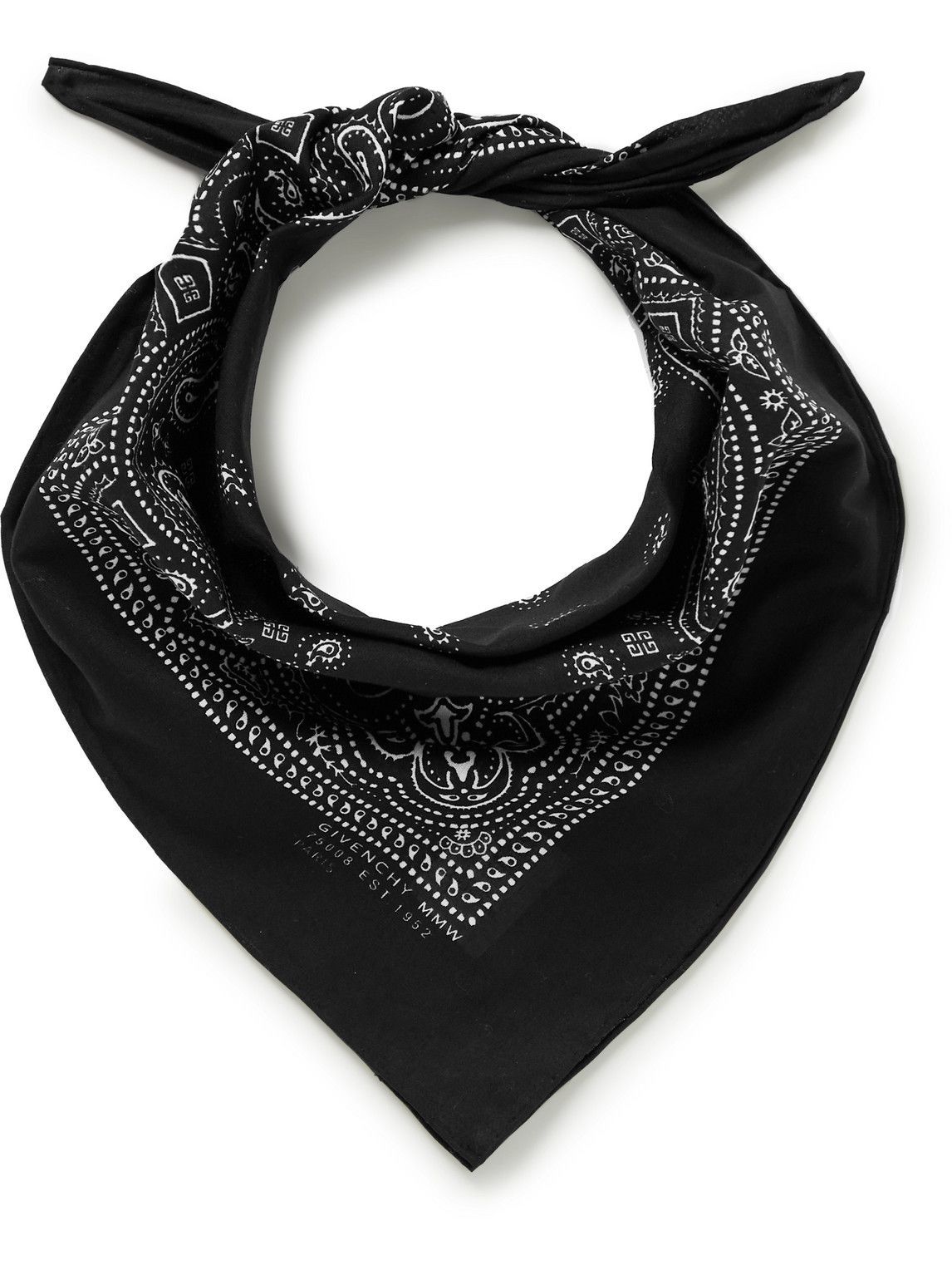 Givenchy - Paisley-Print Cotton-Voile Bandanna Givenchy