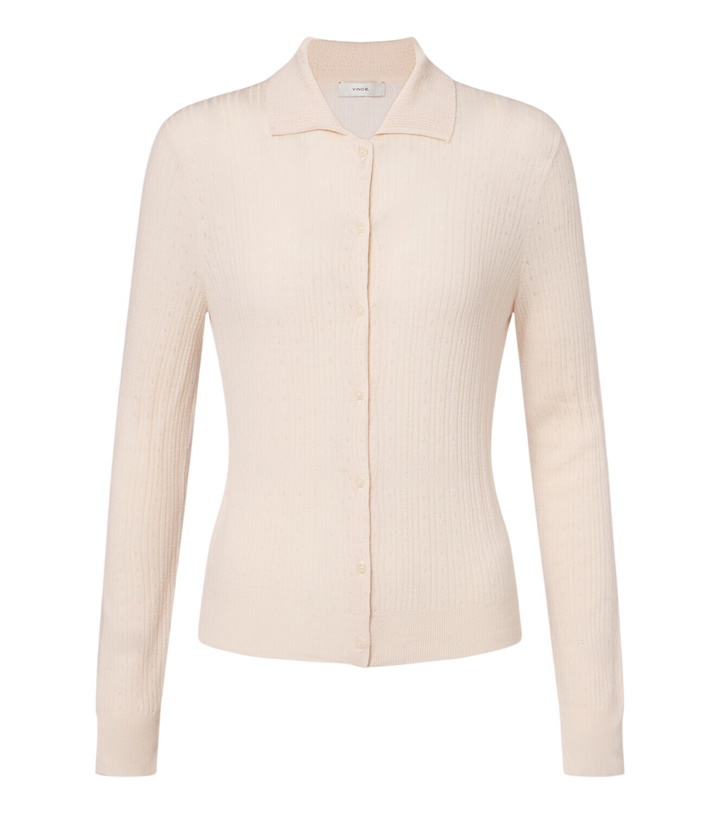 Photo: Vince Pointelle wool cardigan