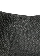 The Row Park Three Grained Leather Tote - Black - One Size