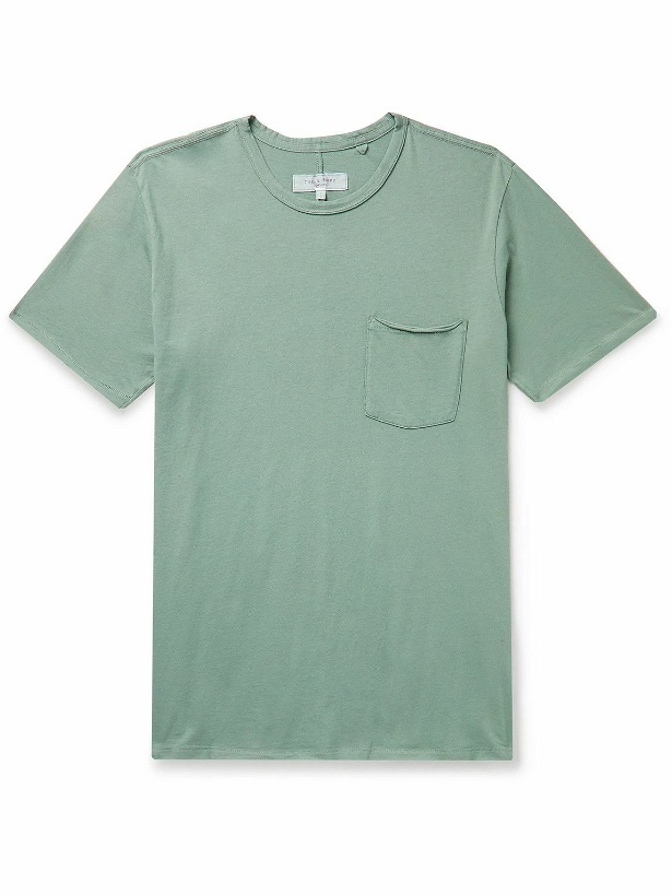 Photo: Rag & Bone - Miles Organic Cotton-Jersey T-Shirt - Green