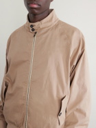 Massimo Alba - Cotton-Blend Twill Bomber Jacket - Brown