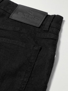Etro - Slim-Fit Paisley-Jacquard Cotton-Blend Trousers - Black