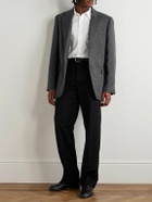 Nili Lotan - Roy Suede-Trimmed Herrinbone Wool Blazer - Unknown