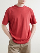 A.PRESSE - Cotton-Jersey T-Shirt - Red