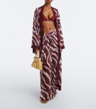 Bananhot Bowie zebra-pants wide-leg pants