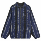 Gramicci Men's Ripple Sherpa Jacket in Navy Ripple