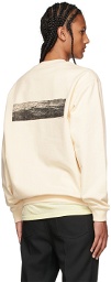 Stockholm (Surfboard) Club Beige Ben Gorham Edition Mer Print Sweatshirt
