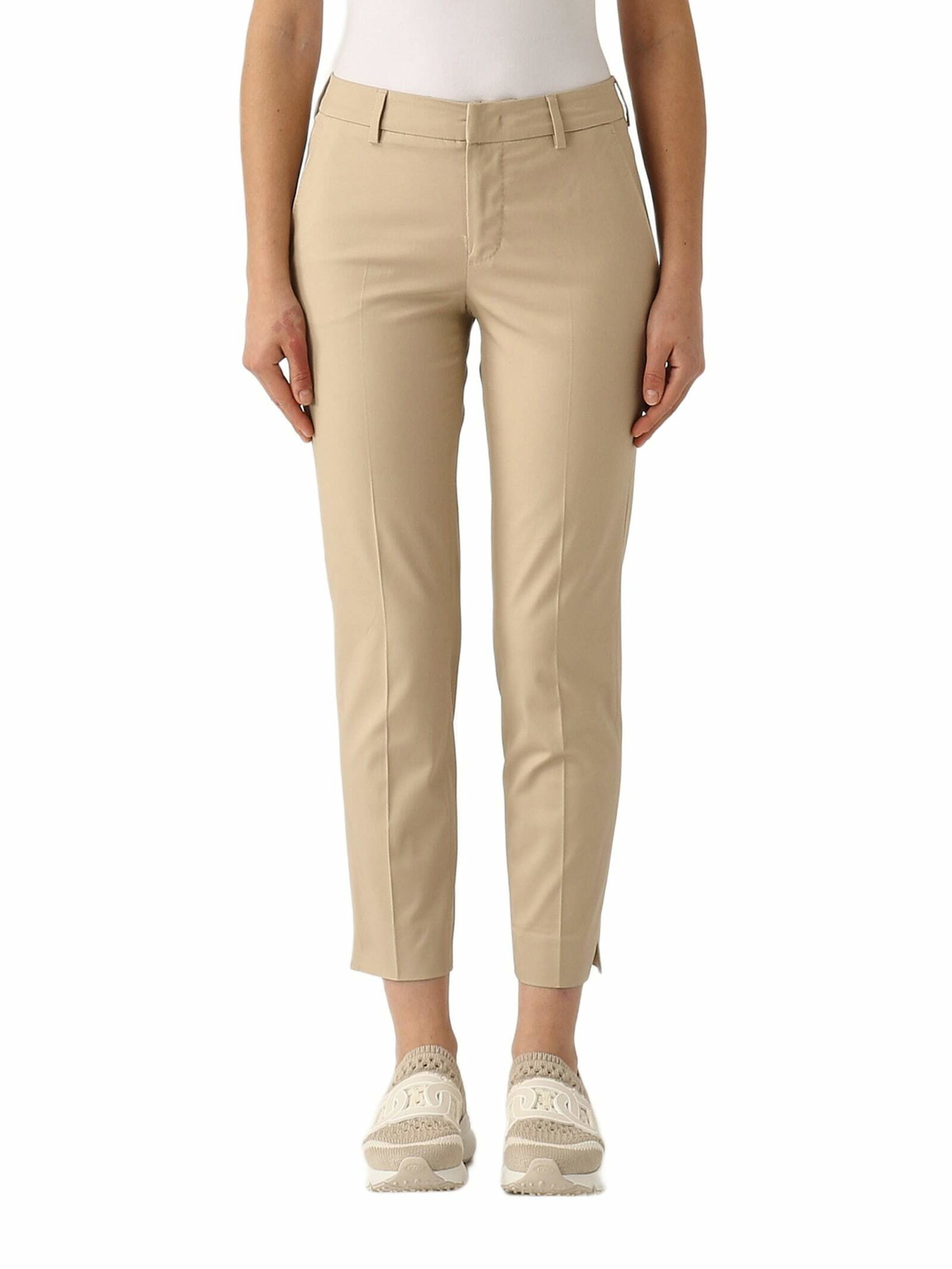 パンツ PT TORINO ANNA - Cotton and linen trousers PT Torino Anna - Cotton And Linen Trousers PT Torino