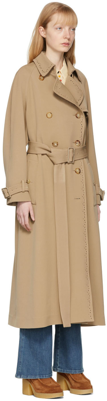 Cleo Long Soft Coat - Beige main image 1